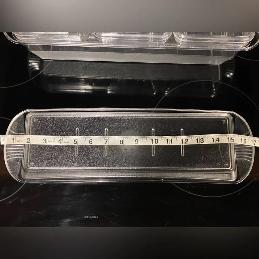 Creative Wear Party Dish 3 Separate Compartments/An Area for Ice & Condensation